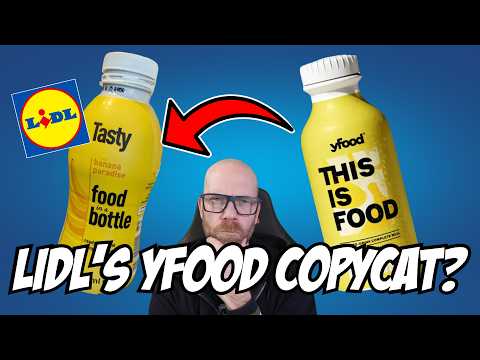 Lidl's Yfood Copycat? 😲 Taste Test & Ingredient Showdown!