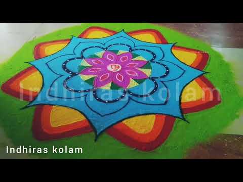 Diwali rangoli | Deepavali villakku kolam | diwali 2023 | Deepavali celebration | Deepavali  2023