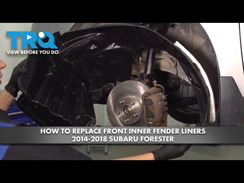 How to Replace Front Inner Fender Liners 2014-2018 Subaru Forester