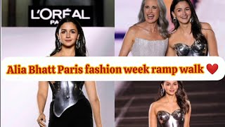 Alia Bhatt Paris fashion week Ramp walk ❤️#sanpush#bollywood#fashionweekparis2024#shorts#aliabhatt