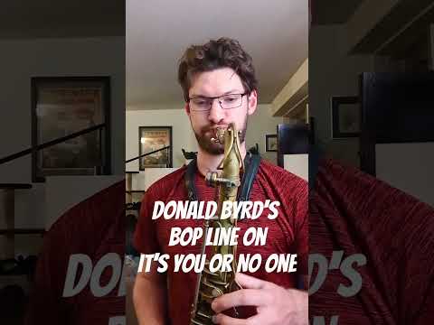 Donald Byrd's awesome bop break on It's You or No One from Jazz Messengers