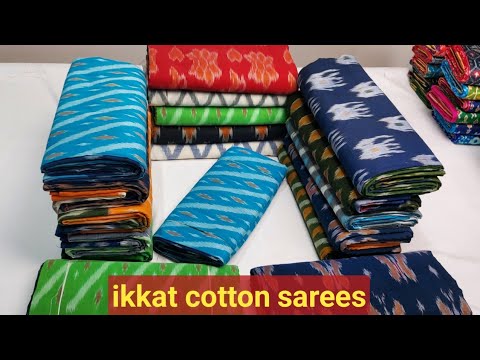 Ikkat cotton sarees | pochampally ikkat sarees | #cottonsarees