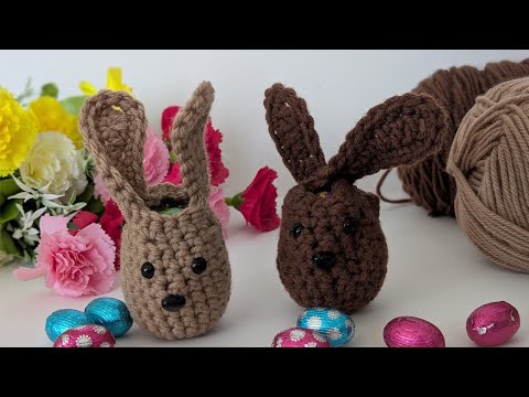 How to Crochet Bunny Basket for beginners l l Easy Bunny Basket for Easter