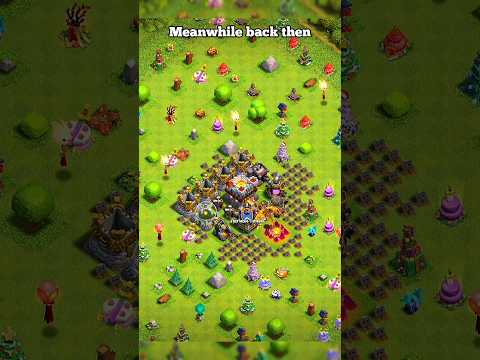 Bro doesn't even have heroes or spells || Clash of Clans || #shorts #clashofclans #coc