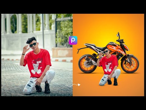 PicsArt Bike Background Photo Editing | Background Change Photo Editing editing