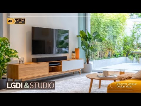 Modern TV Stand Decoration Ideas 2025: Living Room TV Wall Mount & TV Units