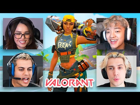 I Carried Valkyrae & xQc In Valorant..