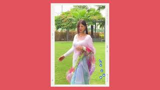 Rainbow Colour Organza Saree With Khatli Work