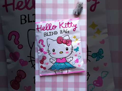 Hello kitty Blind bag ASMR 💕✨🤍/ #asmr #artandcraft #craft #blindbag #hellokitty #sanrio #diy