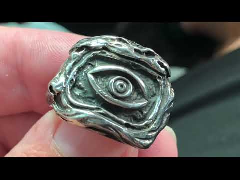 Illuminati Ring found Metal Detecting Clearwater Beach Florida