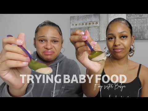 VLOG: Trying Baby Food Ft. My Sister Bahja