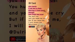 🌼 Oh! Carol | Neil Sedaka