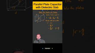 Parallel Plate Capacitor With Dielectric #derivation #class12 #cbse #ncert