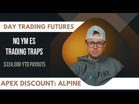 Live Day Trading Futures w/  Apex Trader Funded Accounts.  NQ YM ES Traps.