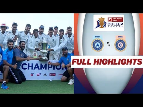 DULEEP TROPHY 2024, India A vs India C, Extended Full Match Highlights