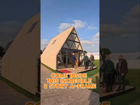 Incredible 2 Story A-Frame Tent Tour!