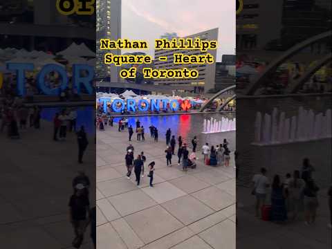 Fun unlimited at Nathan Phillips Square #shorts #canada