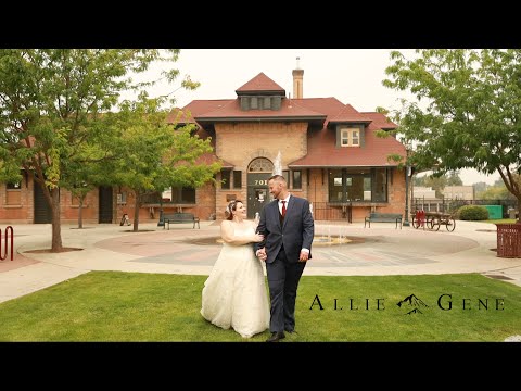 Wedding at Idaho Train Depot // Allison + Gene