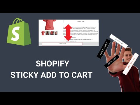 Shopify how to make your ADD TO CART Button Sticky without any app