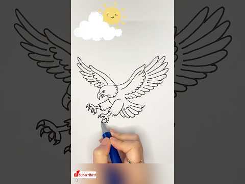 How to Draw an Eagle: Easy and Fun Tutorial! 🦅🎨