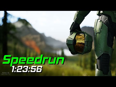 Halo Infinite Speedrun in 1:23:56 | All Missions | Easy