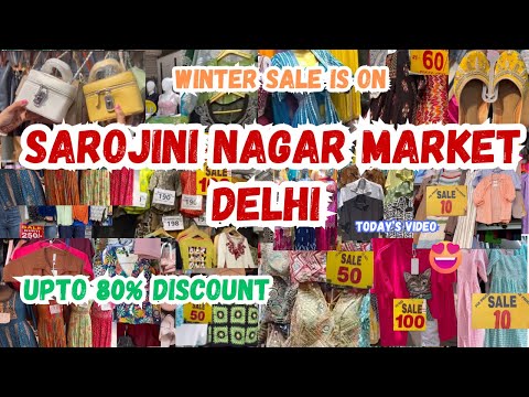 Sarojini Nagar Market Delhi |Latest Winter Collection With Shop Number|Starting 10|That Pinkish Girl