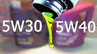 5w30 vs 5w40 engine oil - Why change?