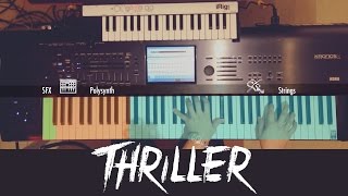 Michael Jackson's Thriller Keyboard Tutorial / Deconstruction (Korg Kronos)