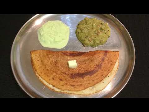 Mylari Mysore Dosa, Onion Saagu & Coconut Chutney |