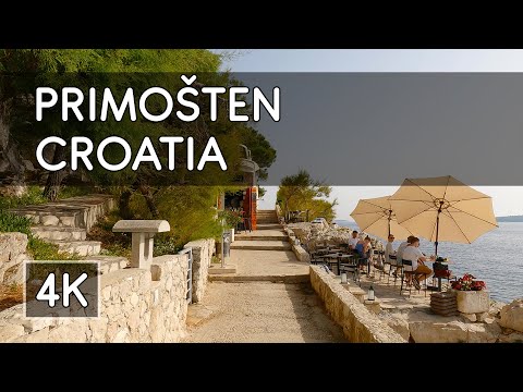 Walking Tour: Primošten, Croatia - 4K UHD Virtual Travel