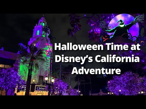 Disney California Adventure Halloween Decorations | San Fransokyo Square | Plaza de la Familia