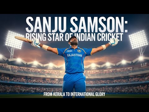 संजू सैमसन की जीवनी  "Sanju Samson: The Star of Indian Cricket" #sanjusamson