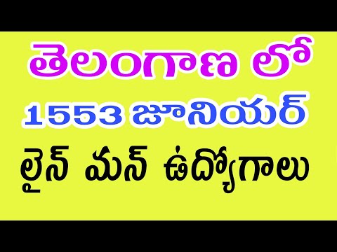 తెలంగాణలో 1553 జూనియర్ లైన్ మెన్ ఉద్యోగాలు |  tsspdcl junior lineman recruitment 2023  | jlm jobs