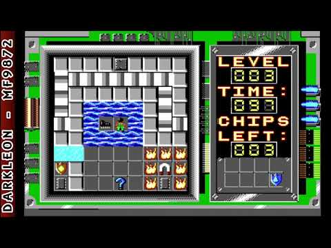 Chip's Challenge © 1990 Epyx - PC DOS - Gameplay