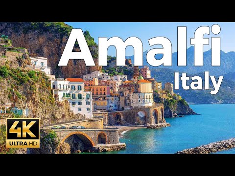 Amalfi, Italy Walking Tour (4k Ultra HD 60fps) - With Captions