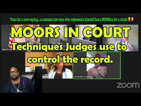 SOVEREIGN COURT REVIEW- MOORS IN COURT