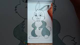 Easy and simple rabbit drawing for beginners || simple and easy pencil sketch for beginners