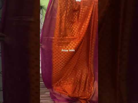 Banarasi semi georgette saree order for WhatsApp 9335302951 #semigeorgettesaree #georgettesarees