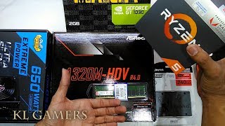 AMD Ryzen 5 2400G ASRock A320M-HDV R4.0 Kingston A400 PALIT GT1030 Budget Gaming 2019