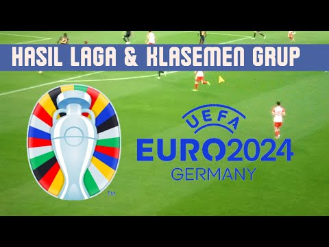 Euro 2024. Hasil Laga & Klasemen Akhir Grup dan Jadwal 16 Besar.