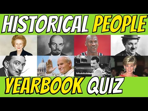 Challenge Accepted: Can You Guess the 20 Historical Icons in this Yearbook Quiz?