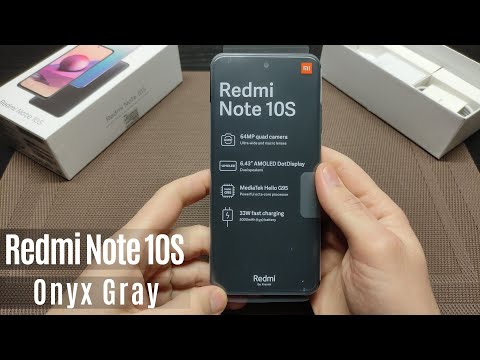 Xiaomi Redmi Note 10S Unboxing ★ Onyx Gray ★ 4K UHD