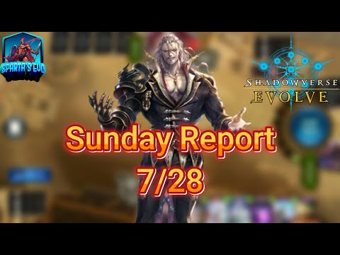 Shadowverse Evolve: Sunday Webcam Results (7/28)