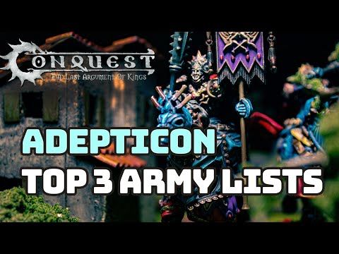 Top 3 Adepticon winning army lists (Conquest the Last Argument of Kings)