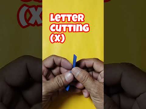 letter cutting (X)