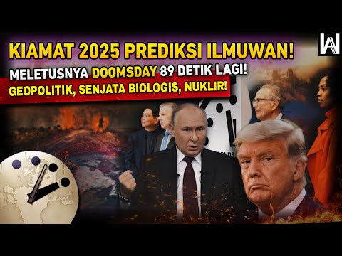 GEOPOLITIK MAKIN TEGANG‼️😭ILMUWAN PREDIKSI PERANG NUKLIR MAKIN DEKAT‼️😭🔥DOOMSDAY CLOCK TAHUN 2025‼️🔥