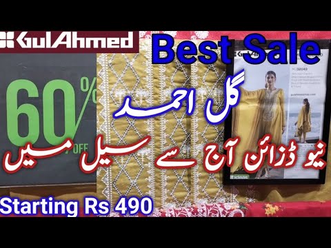 Gulahmed Sale Flat 60% New Stock Added || GulAhmed Winter Sale