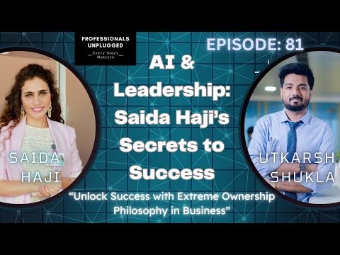 Telecom Transformation & AI with Ownership | Saida Haji | Utkarsh Shukla | Accenture Interview Live