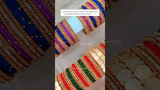 Customized Bridal Bangles for Wedding #mayavenbaboutique #bridalbangles