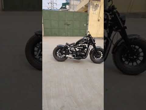 Royal Enfield 350 cc modified bobar